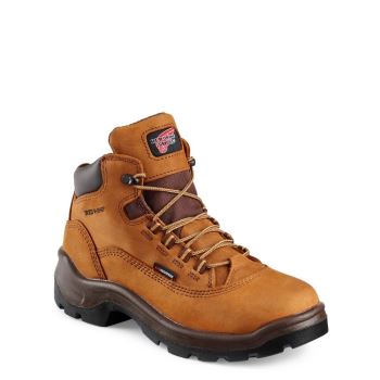 Red Wing FlexBond 5-inch Waterproof Safety Toe Womens Safety Boots Brown - Style 2327
